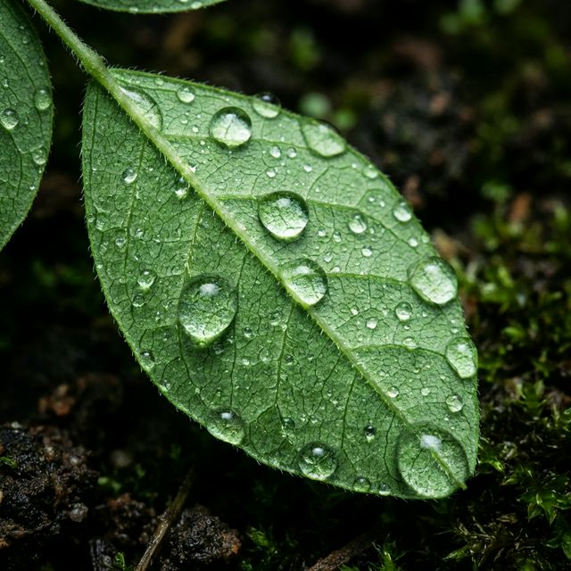 Moringa Leaf Close-up